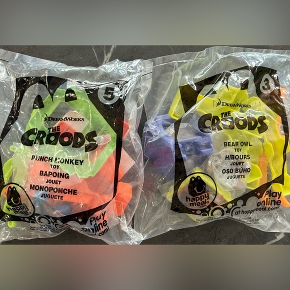 McDonald's Happy Meal Toys -Kung Fu Panda 2, Rio, The Croods, Madagascar 3. - Picture 2 of 8